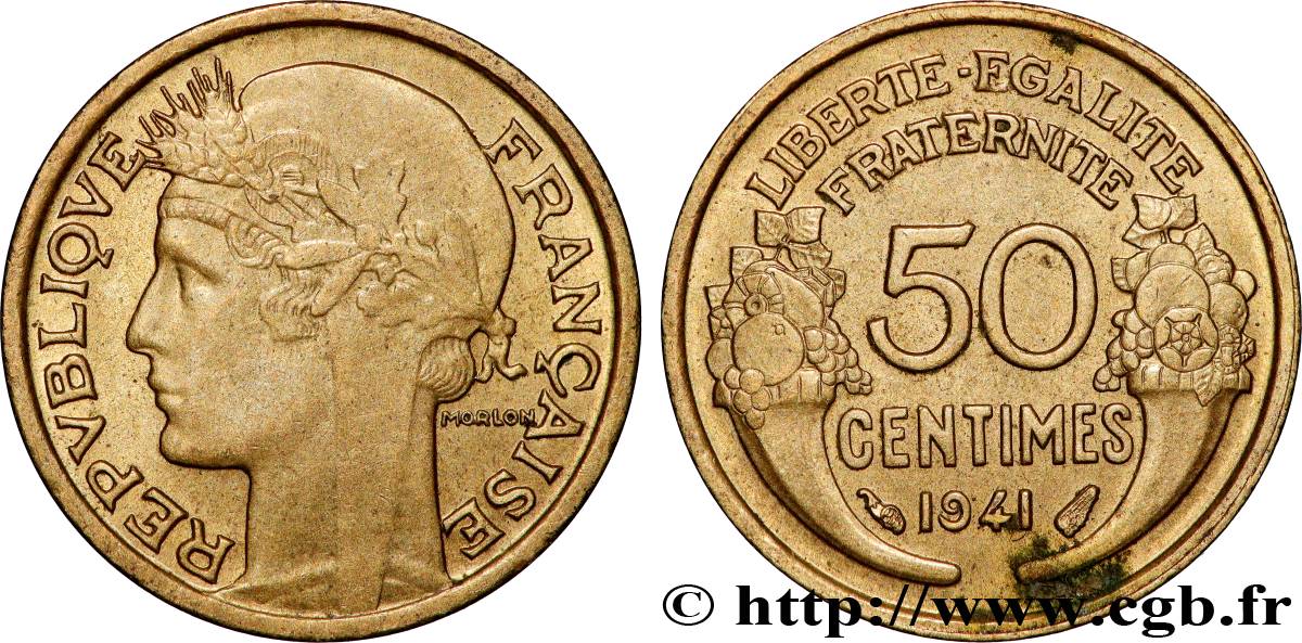 50 centimes Morlon 1941  F.192/18 VZ 