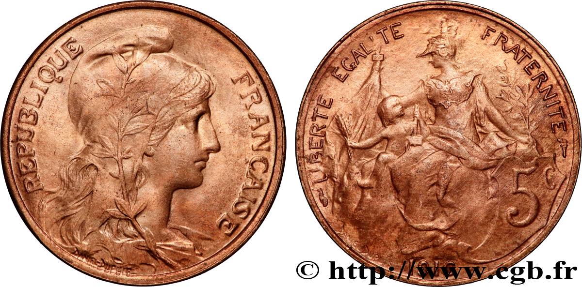 5 centimes Daniel-Dupuis 1916  F.119/28 BB 