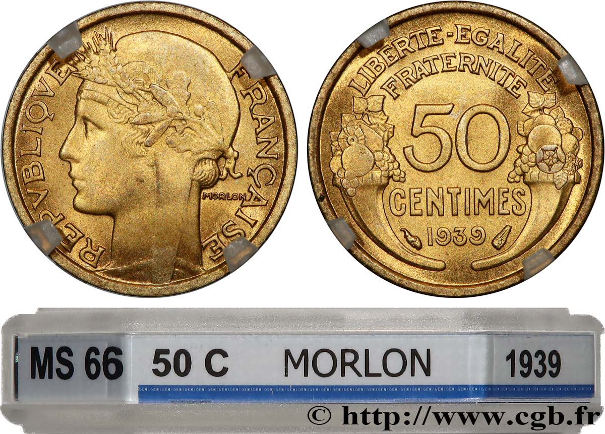 50 centimes Morlon 1939  F.192/15 FDC66 GENI