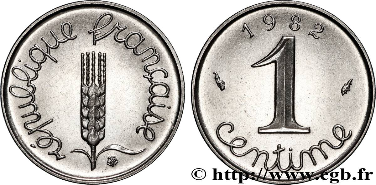1 centime Épi 1982 Pessac F.106/39 MS63 