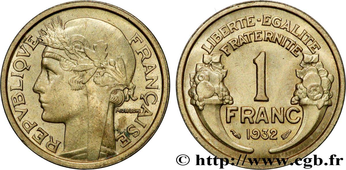 1 franc Morlon 1932 Paris F.219/3 SPL 