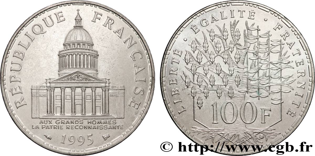 100 francs Panthéon 1995  F.451/16 SUP+ 