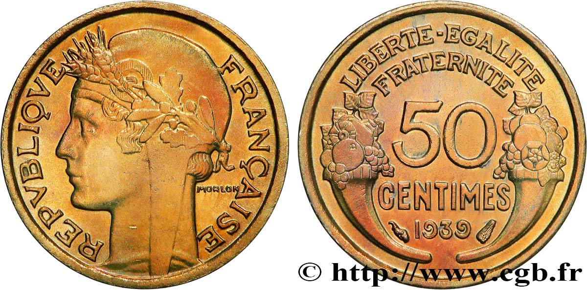 50 centimes Morlon 1939  F.192/15 MS 