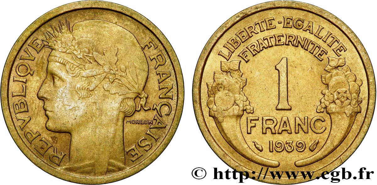 1 franc Morlon 1939 Paris F.219/10 AU 
