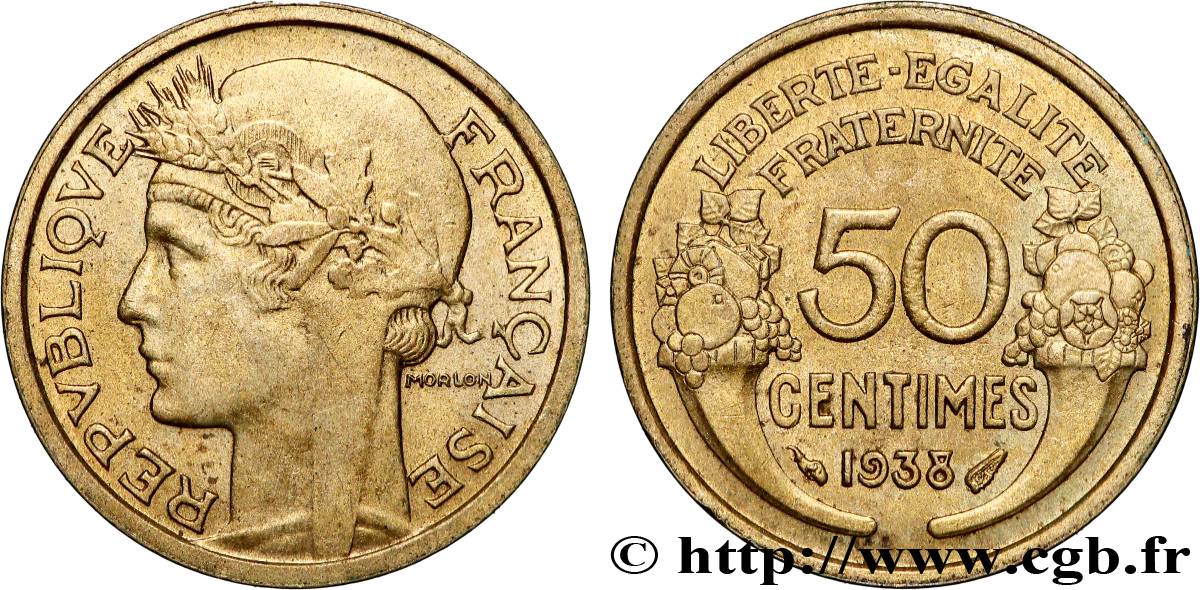 50 centimes Morlon 1938  F.192/14 MS 