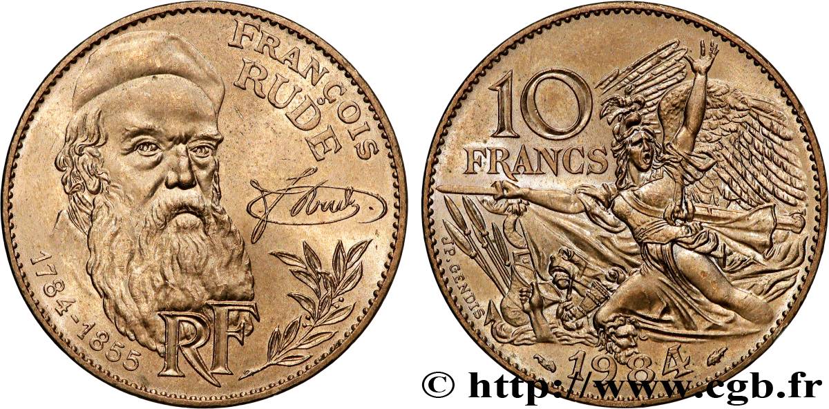 10 francs François Rude 1984  F.369/2 MS 