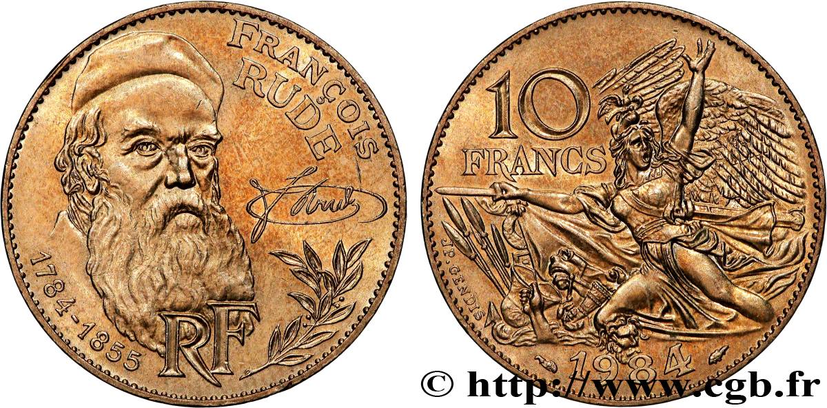 10 francs François Rude 1984  F.369/2 MS 