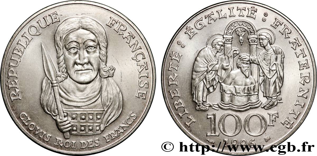 100 francs Clovis 1996  F.464/2 AU 