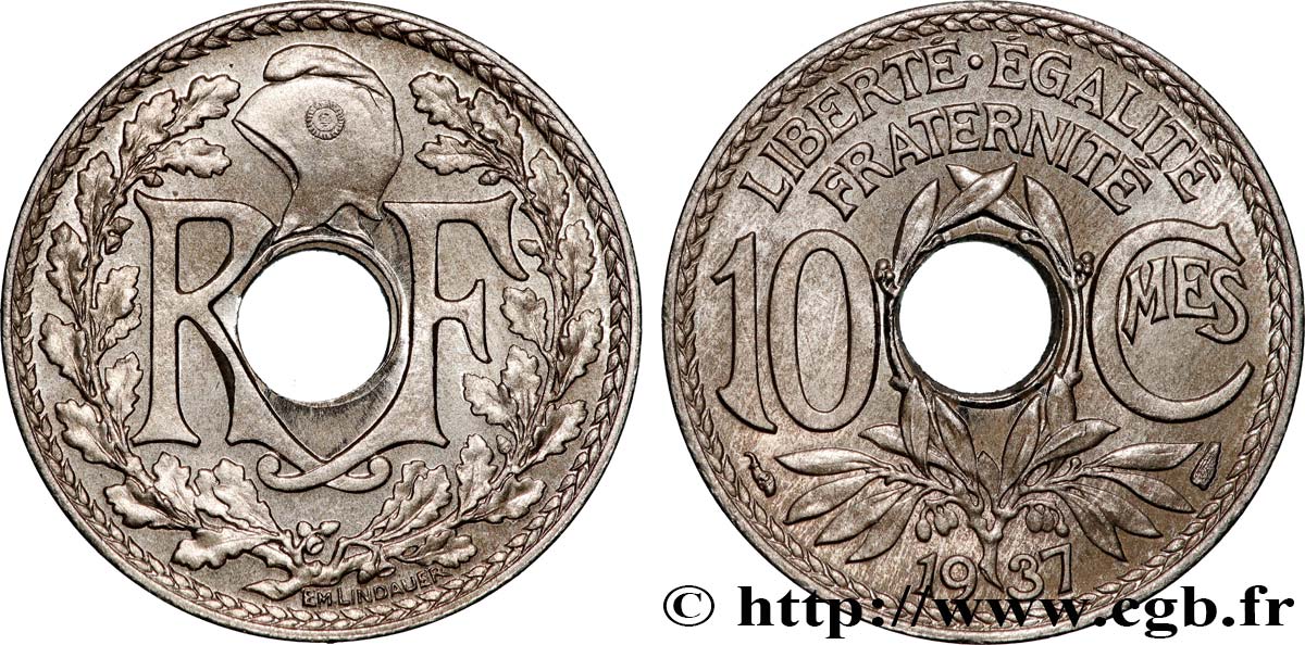 10 centimes Lindauer 1937  F.138/24 FDC66 