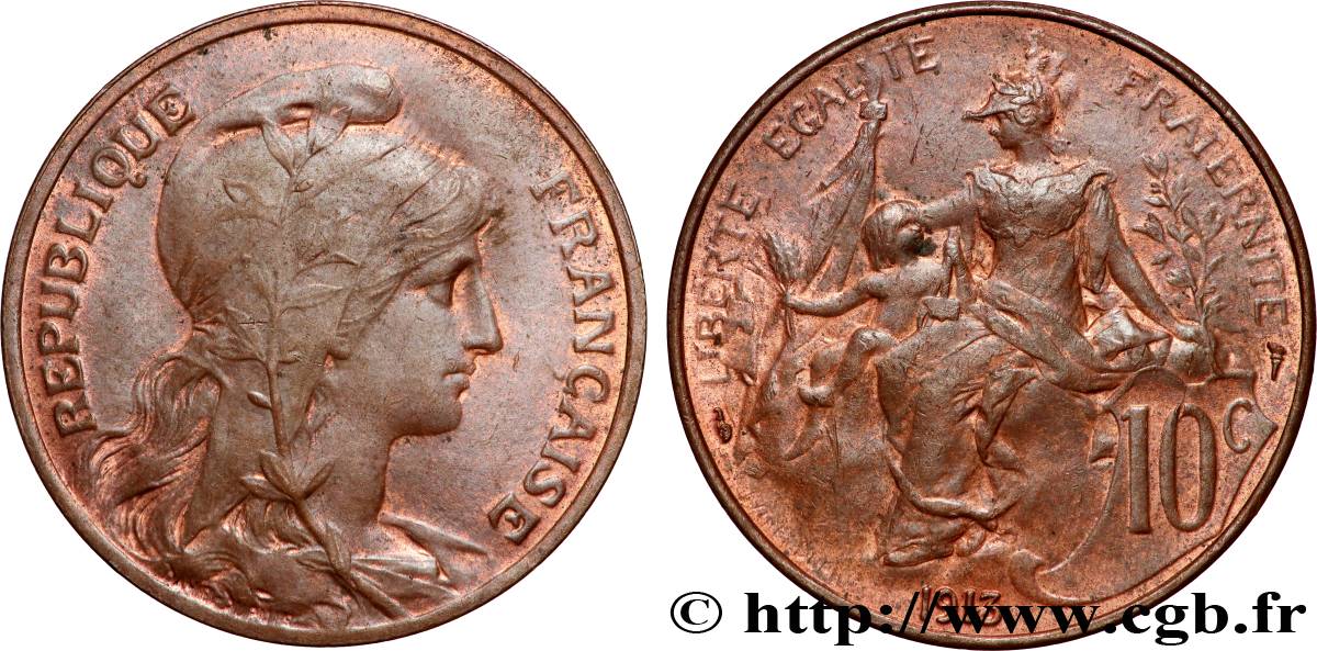 10 centimes Daniel-Dupuis 1913  F.136/22 VZ60 