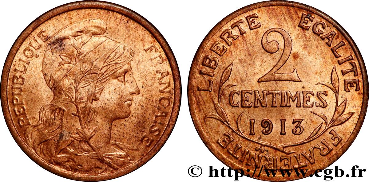 2 centimes Daniel-Dupuis 1913 Paris F.110/16 MS 