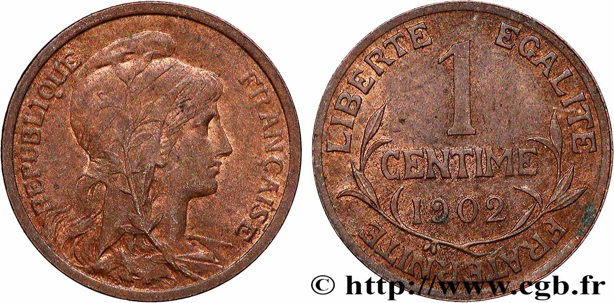 1 centime Daniel-Dupuis 1902 Paris F.105/7 BB 
