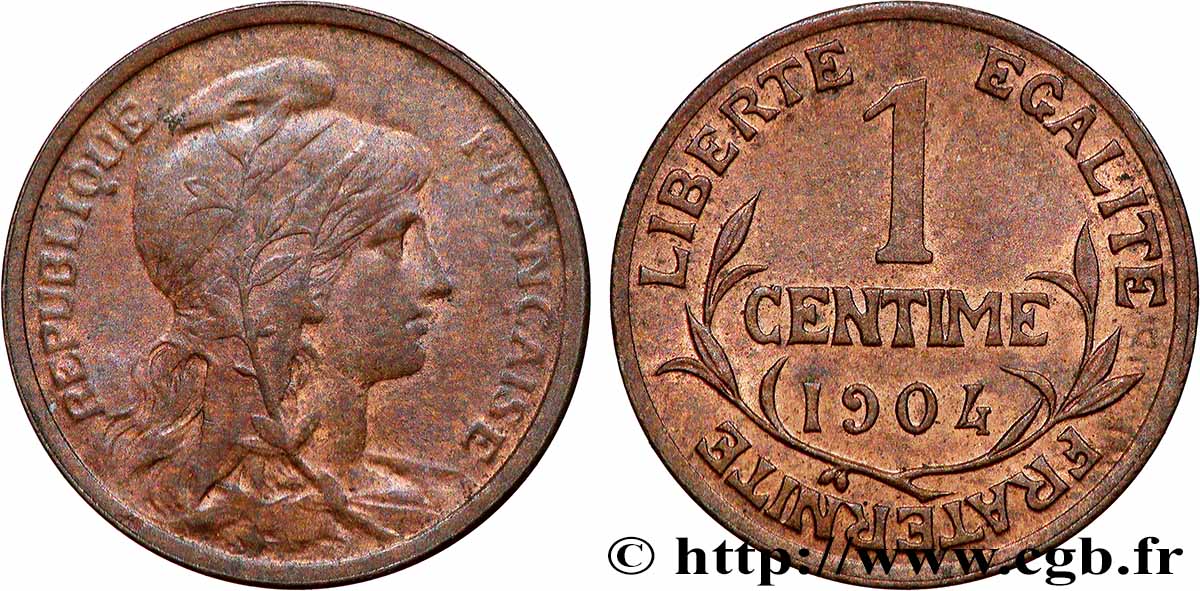 1 centime Daniel-Dupuis 1904 Paris F.105/9 AU 