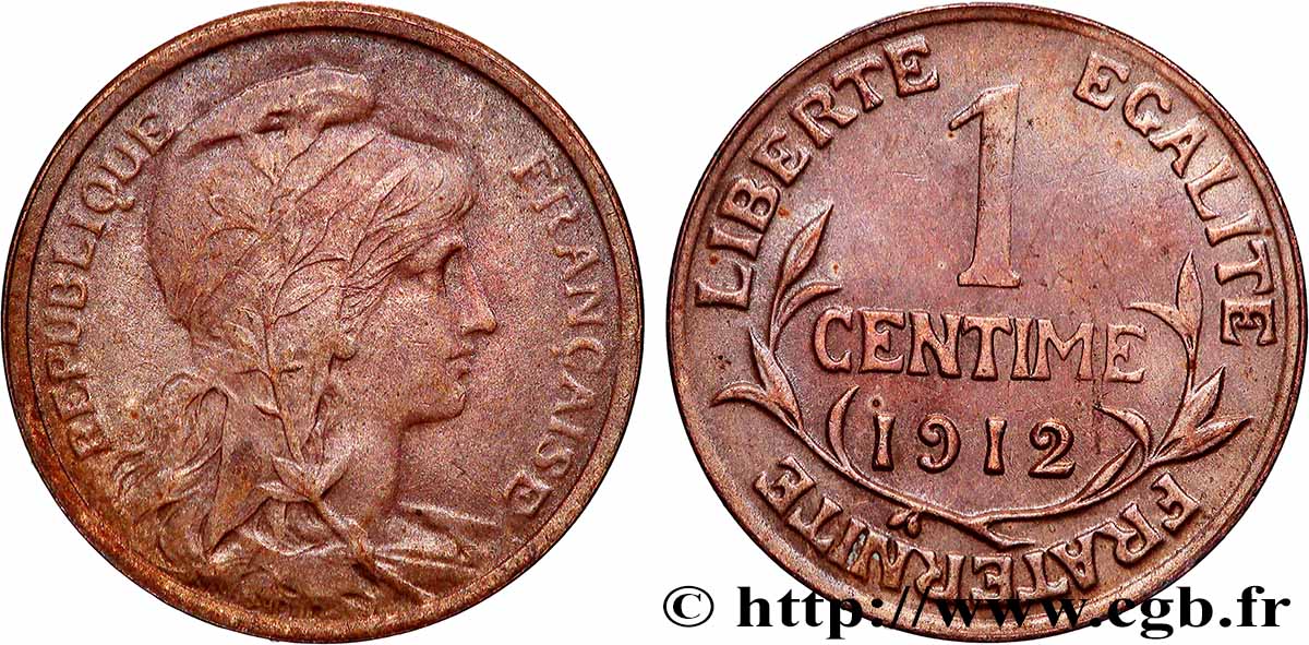 1 centime Daniel-Dupuis 1911 Paris F.105/13 SUP+ 