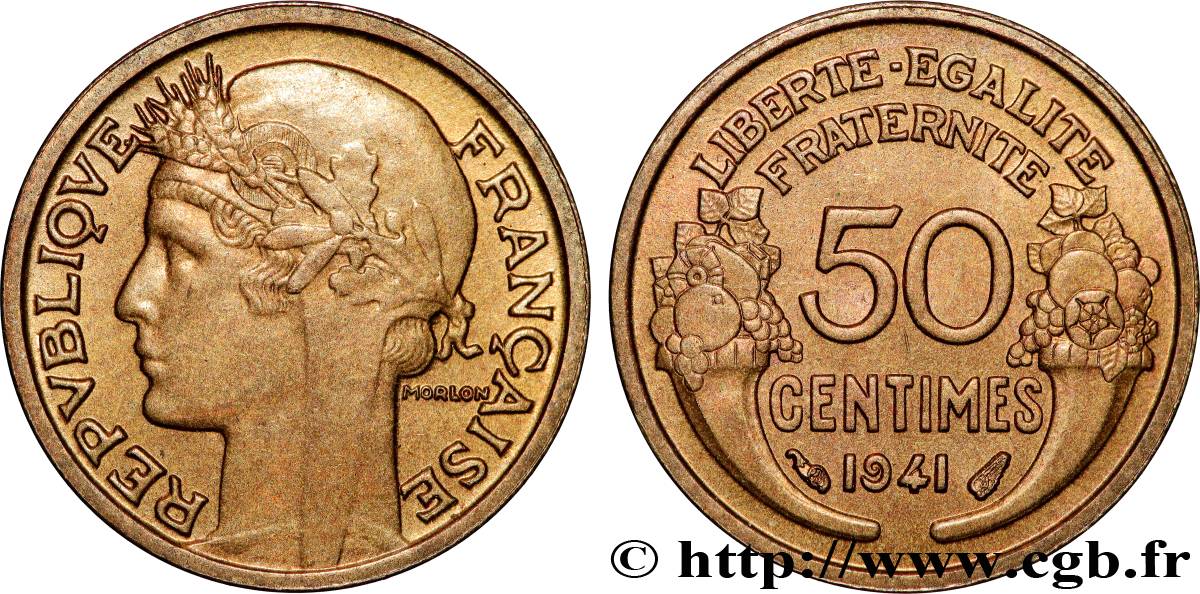 50 centimes Morlon 1941  F.192/18 ST65 