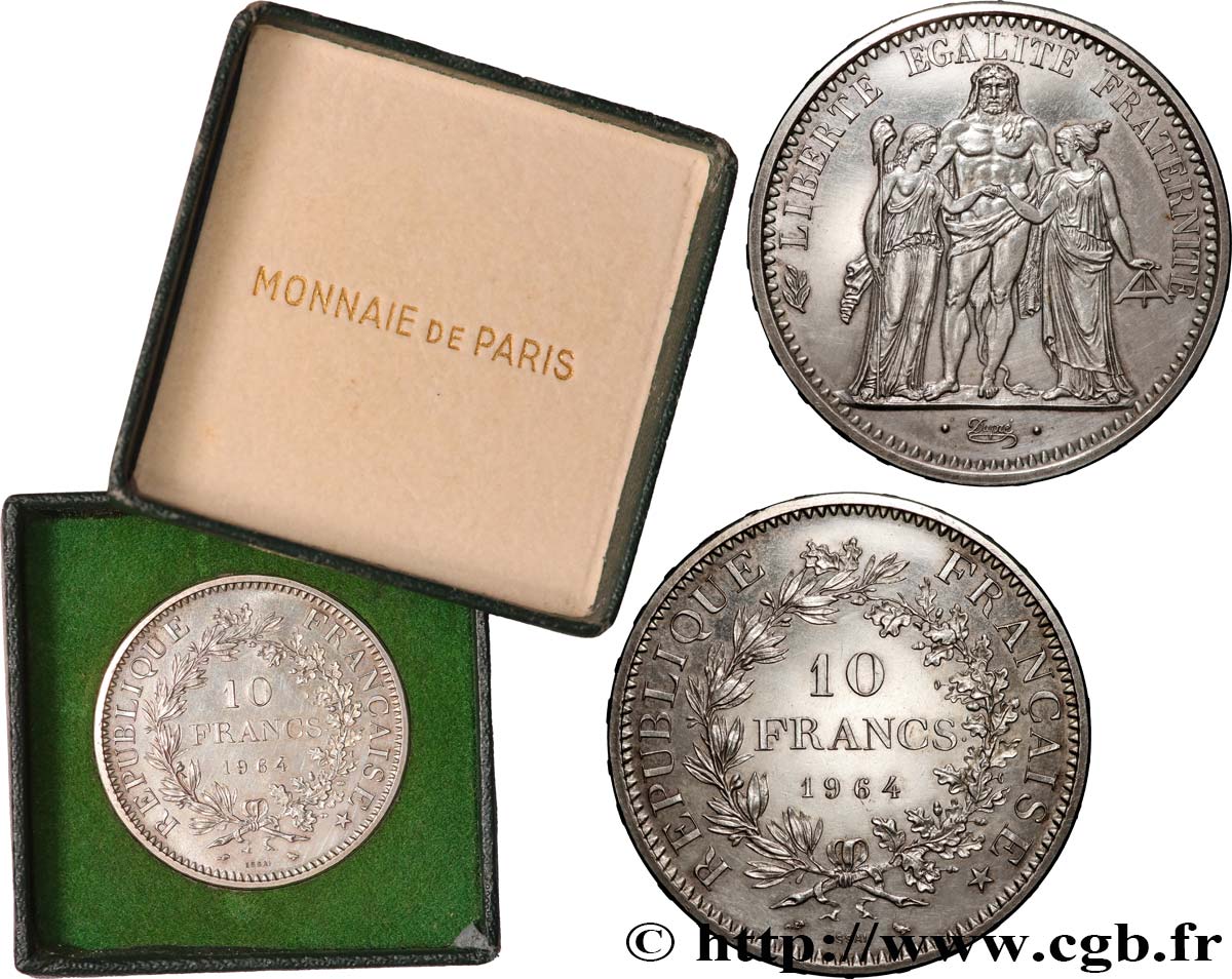 Essai de 10 francs Hercule 1964 Paris F.364/2 SUP+ 