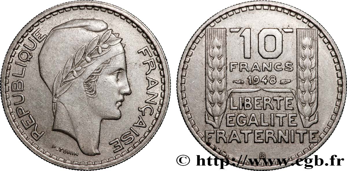 10 francs Turin, petite tête 1948 Beaumont-Le-Roger F.362/5 AU 