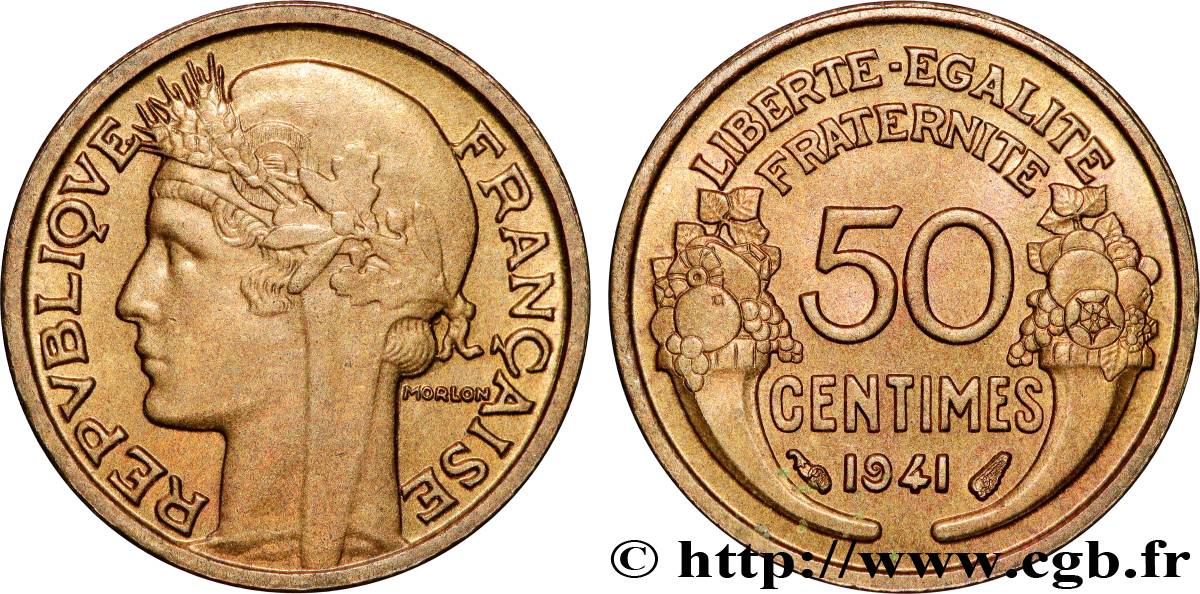 50 centimes Morlon 1941  F.192/18 FDC65 