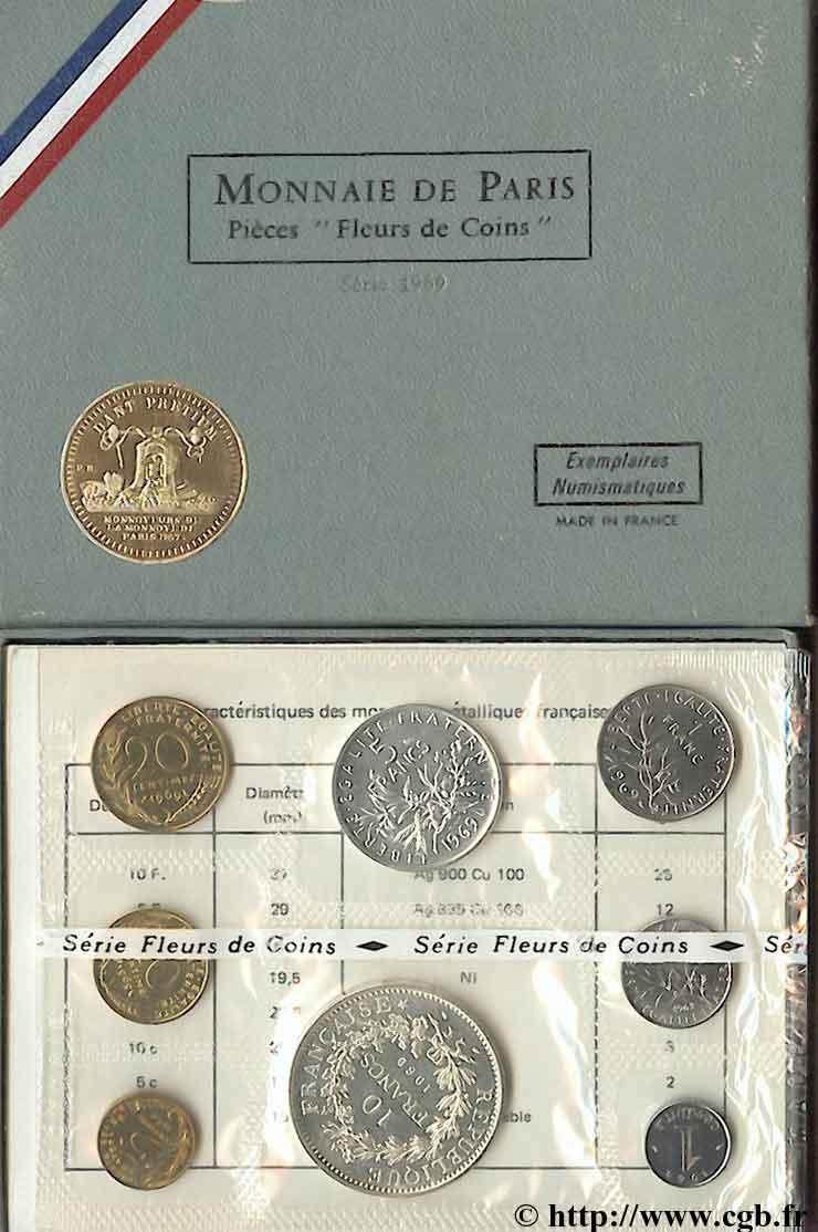 Boîte Fleur de Coins 1969 Paris F.5000 10 MS70 