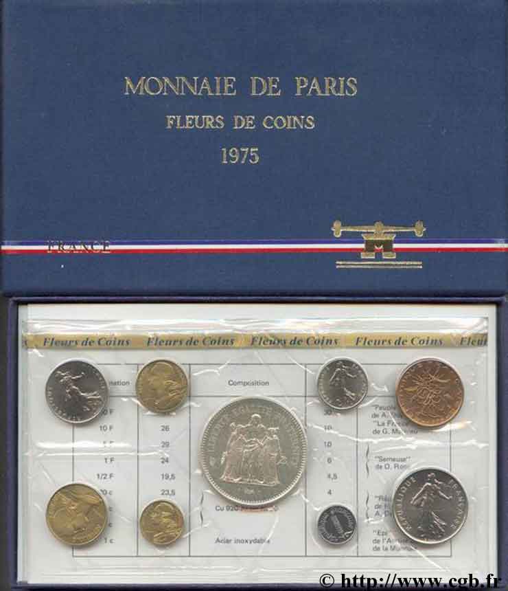 Boîte Fleur de Coins 1975 Paris F.5000/18 ST 