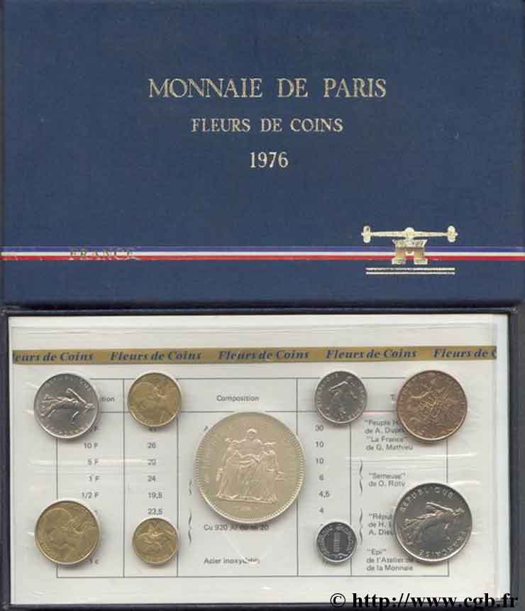 Boîte Fleur de Coins 1976 Paris F.5000/20 MS 