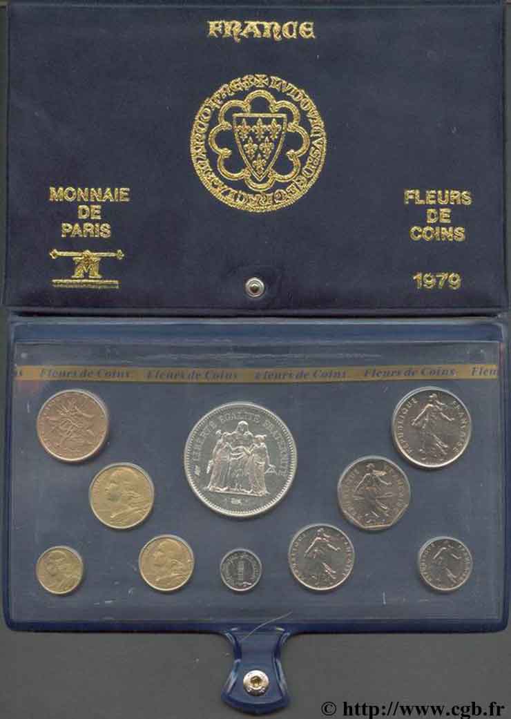 Boîte Fleur de Coins 1979 Paris F.5000/30 FDC 