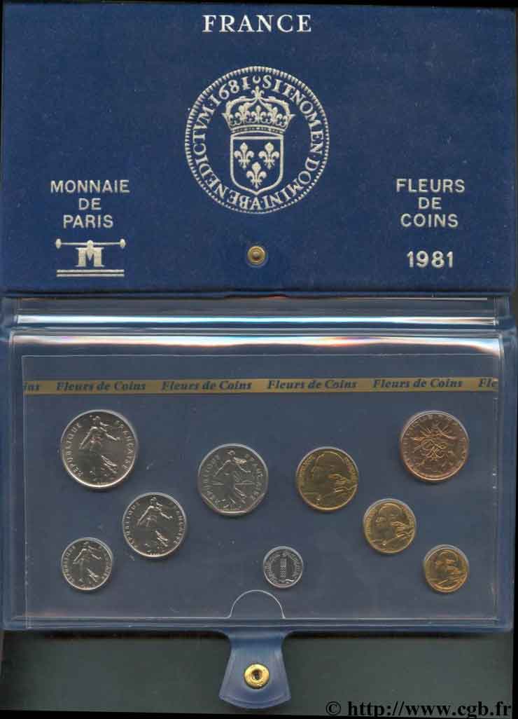 Boîte Fleur de Coins 1981 Paris F.5000/38 MS 