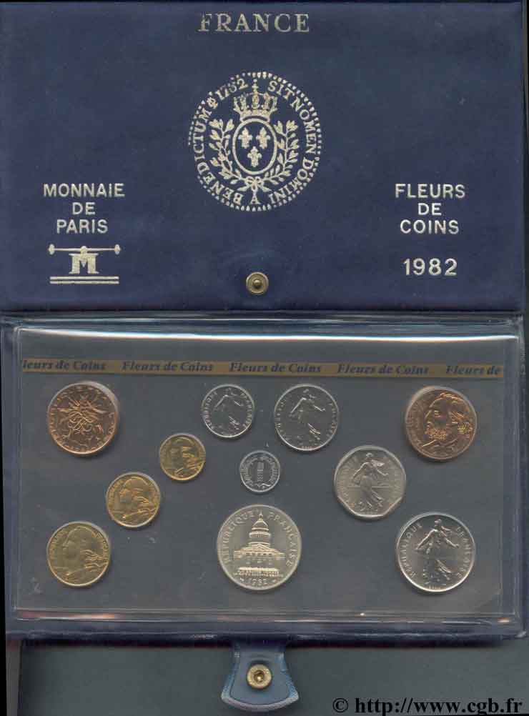 Boîte Fleur de Coins 1982 Paris F.5000/39 ST 