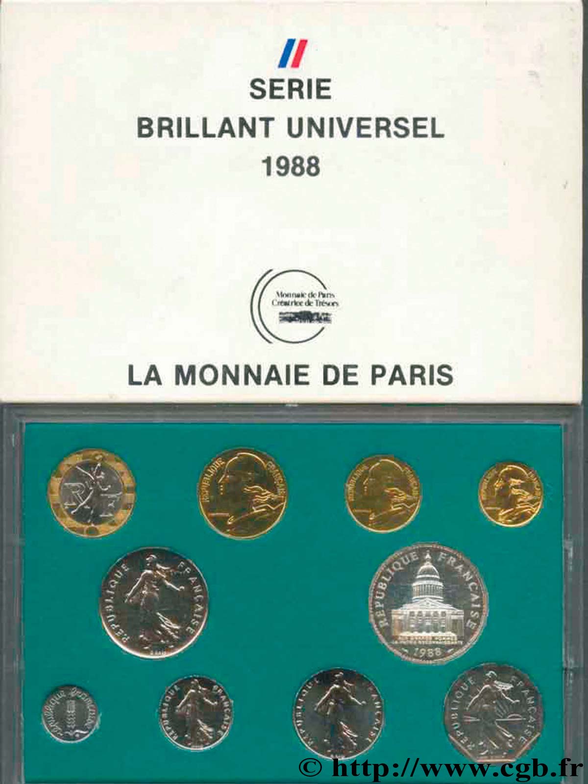 Série Brillant Universel 1988 Paris F.5200/7 ST 