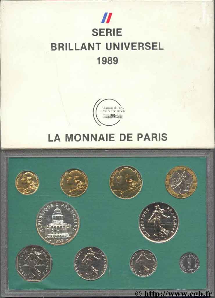 Série Brillant Universel 1989 Paris F.5200/8 MS 