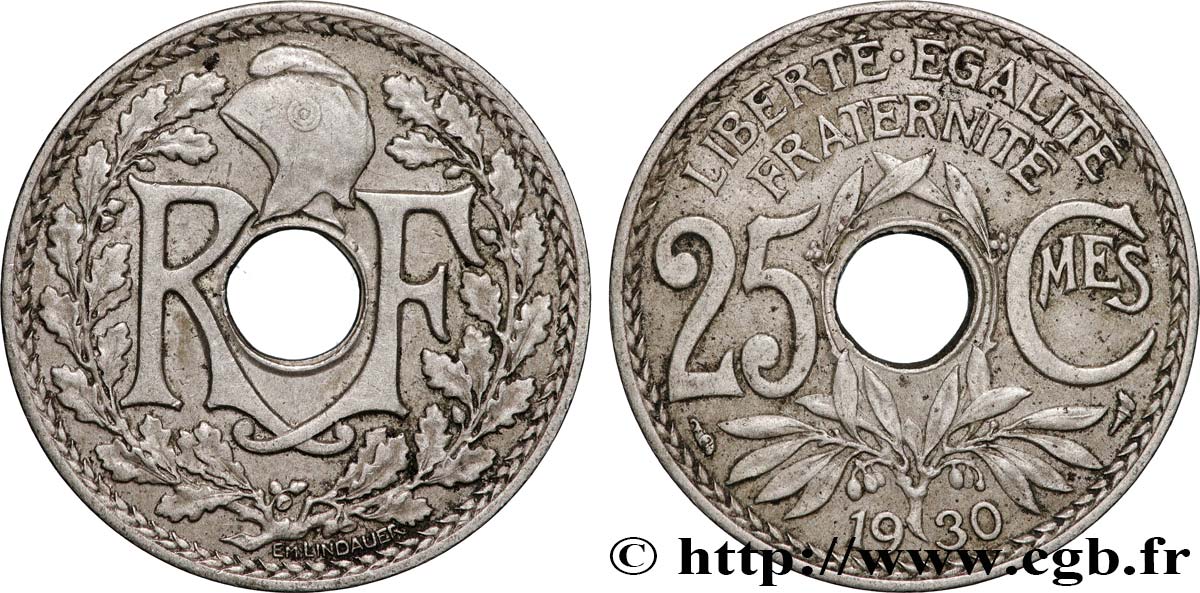 25 centimes Lindauer 1930  F.171/14 SUP+ 