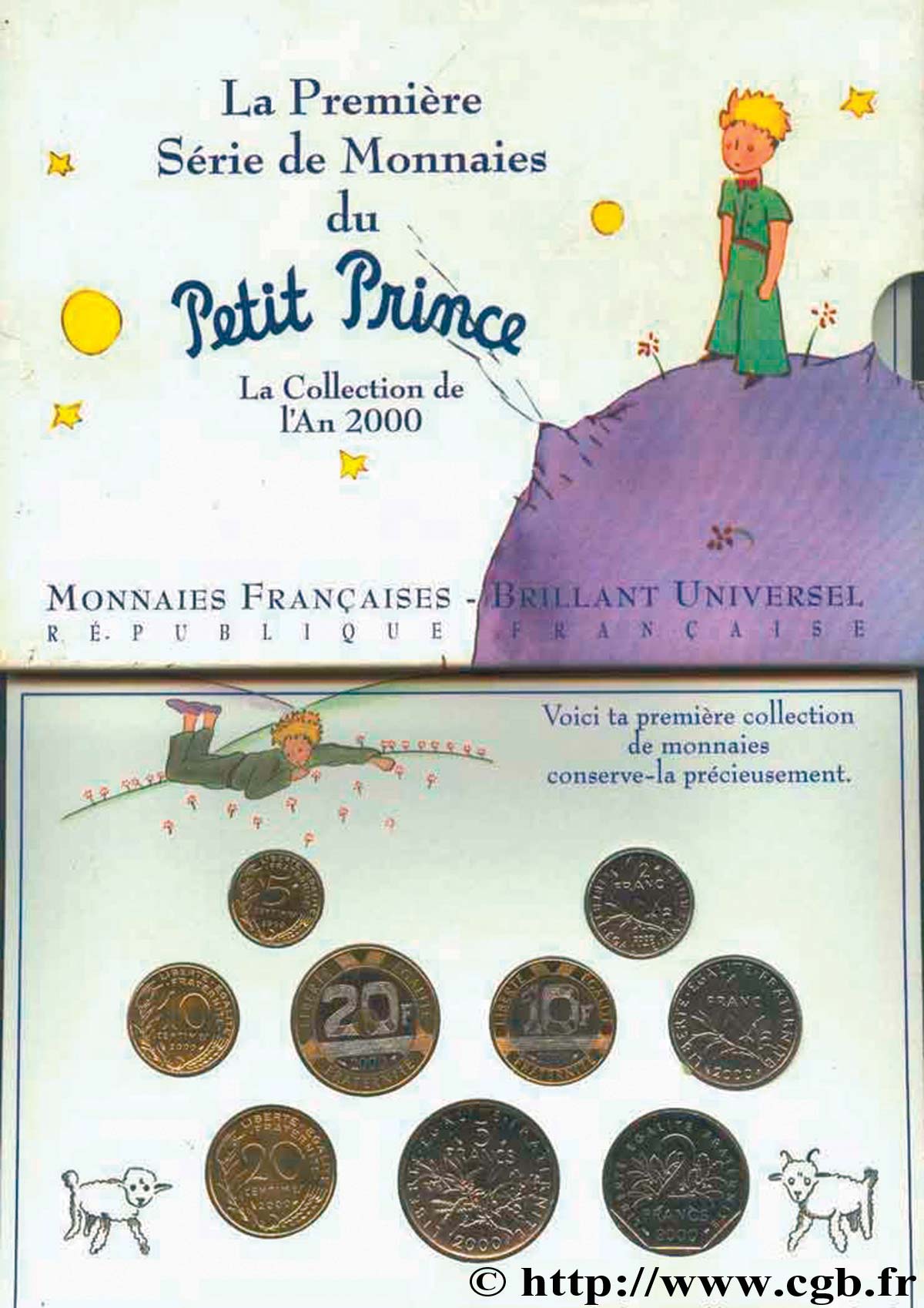 Série Brillant Universel Petit Prince 2000 Paris F.5200/26 MS70 