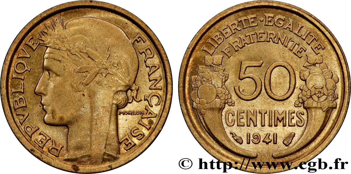 50 centimes Morlon 1941  F.192/18 SC64 