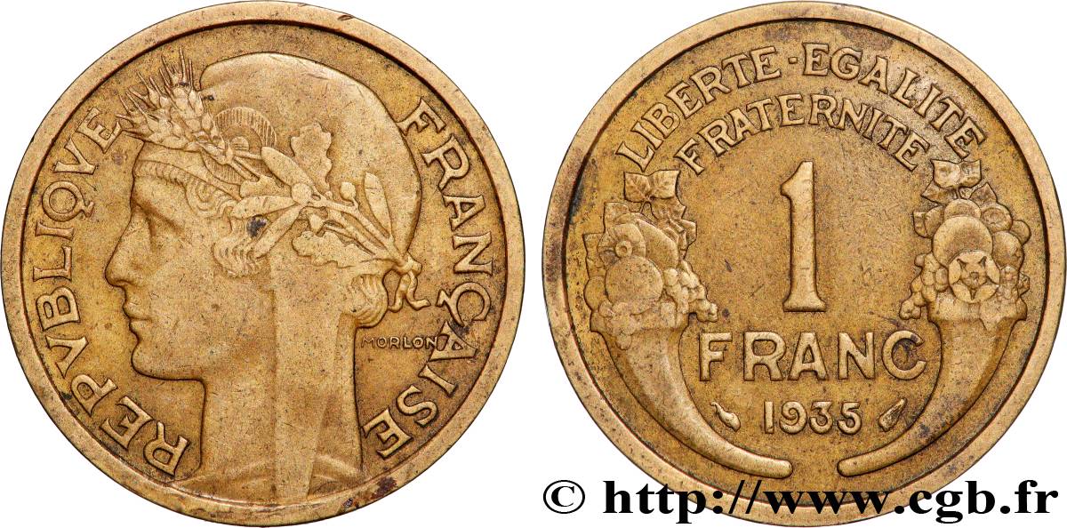 1 franc Morlon 1935 Paris F.219/6 S 