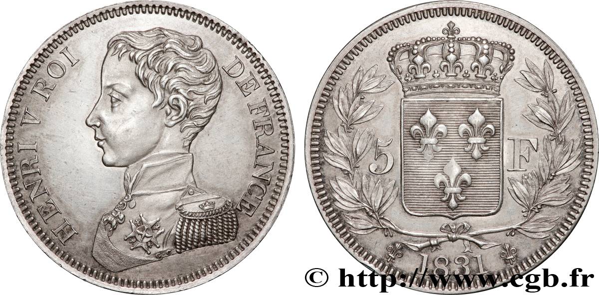 5 Francs 1831  VG.2690  MS 