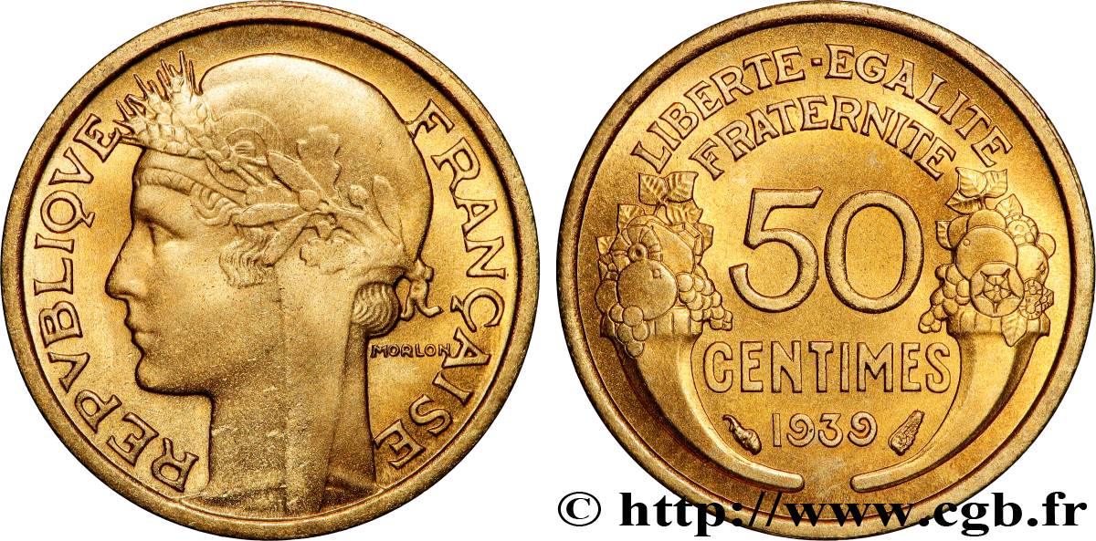 50 centimes Morlon 1939  F.192/15 FDC65 