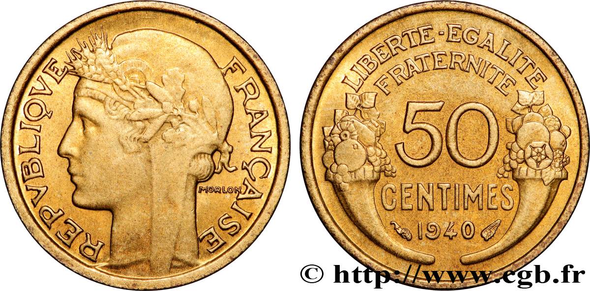 50 centimes Morlon 1940  F.192/17 FDC65 