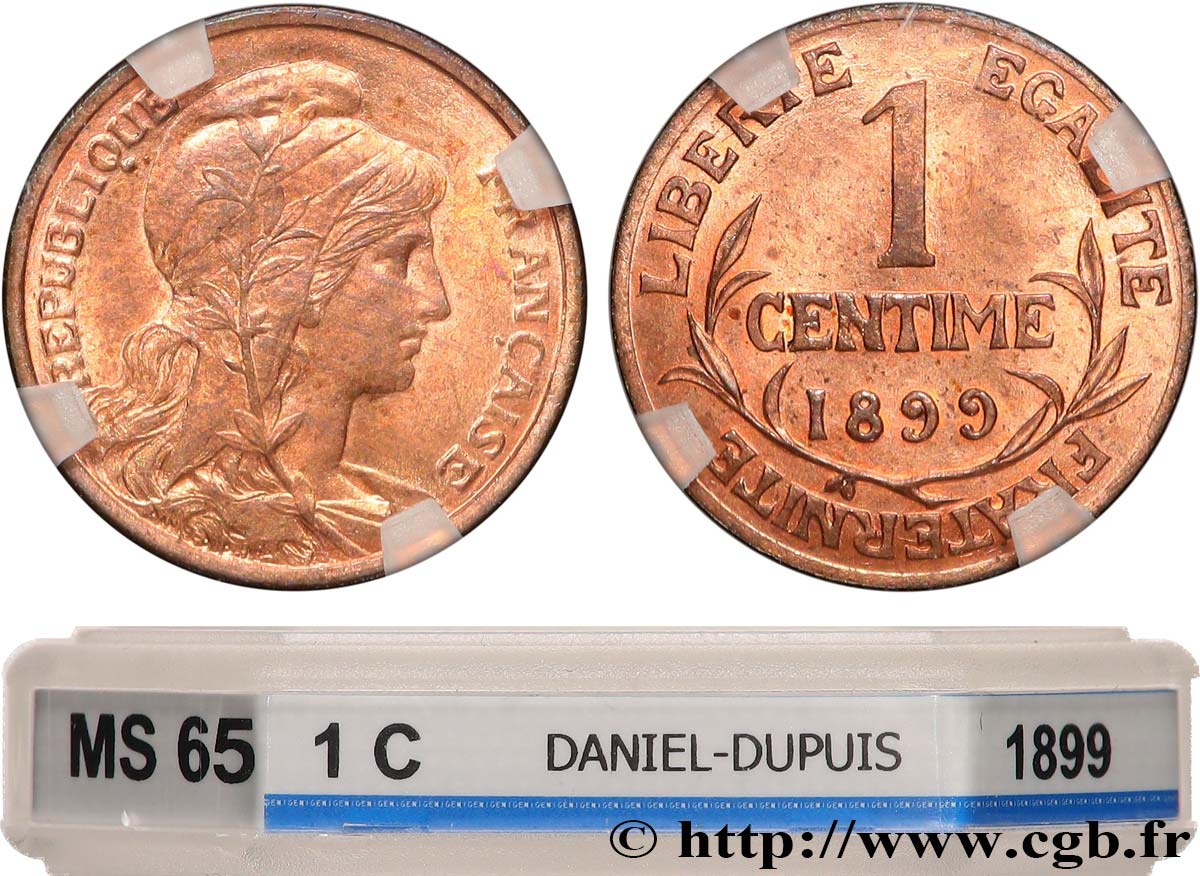 1 centime Daniel-Dupuis 1899 Paris F.105/3 FDC65 GENI