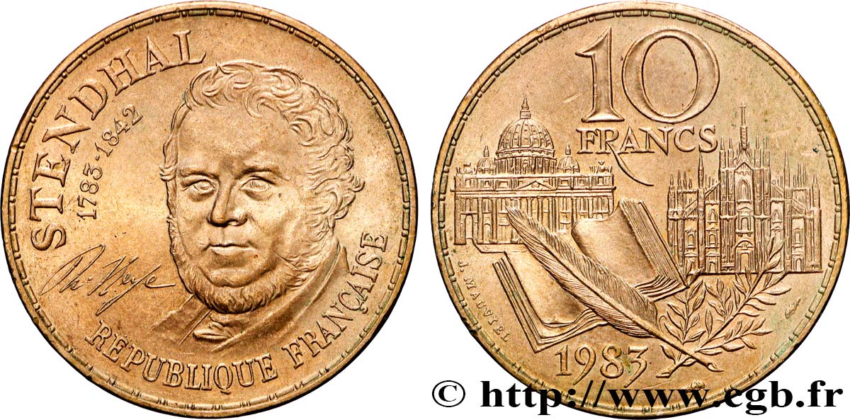 10 francs Stendhal 1983  F.368/2 SUP 