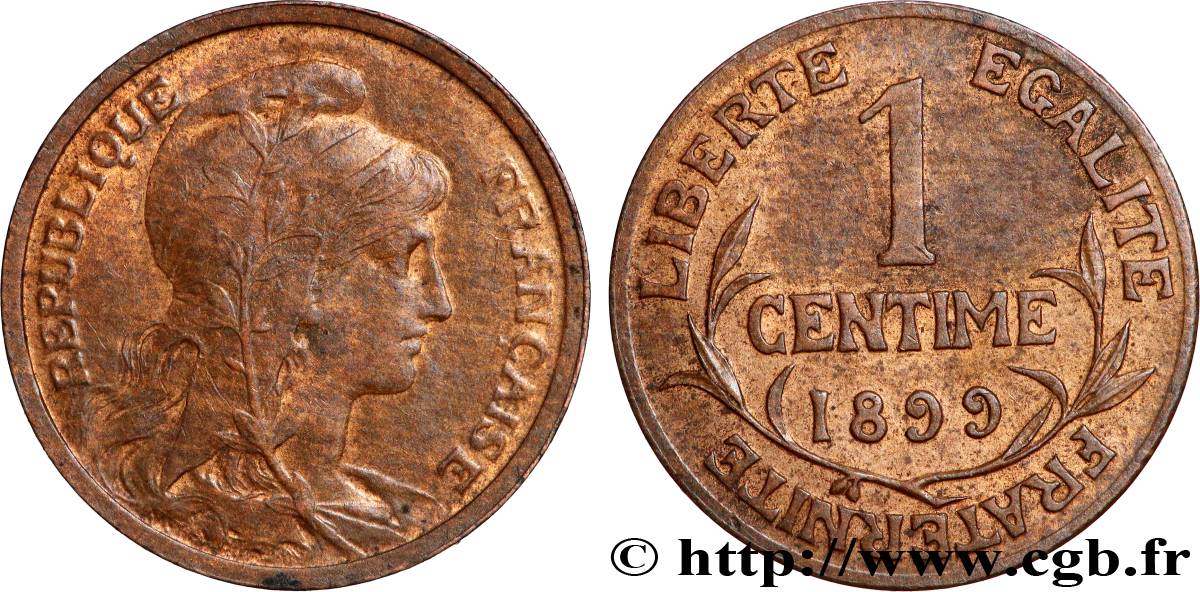 1 centime Daniel-Dupuis 1899 Paris F.105/3 TTB 