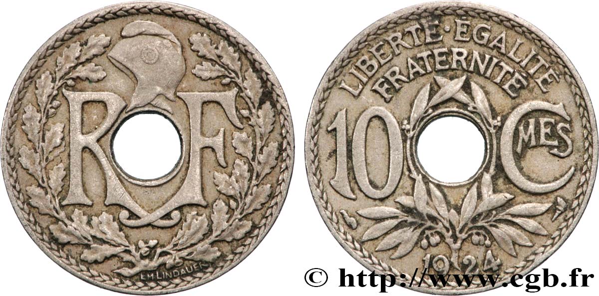 10 centimes Lindauer 1924 Paris F.138/10 XF 