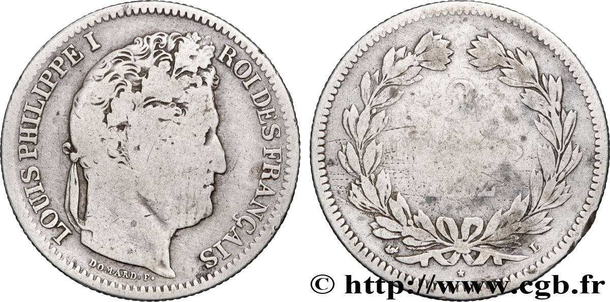 2 francs Louis-Philippe 1832 Bayonne F.260/11 B 