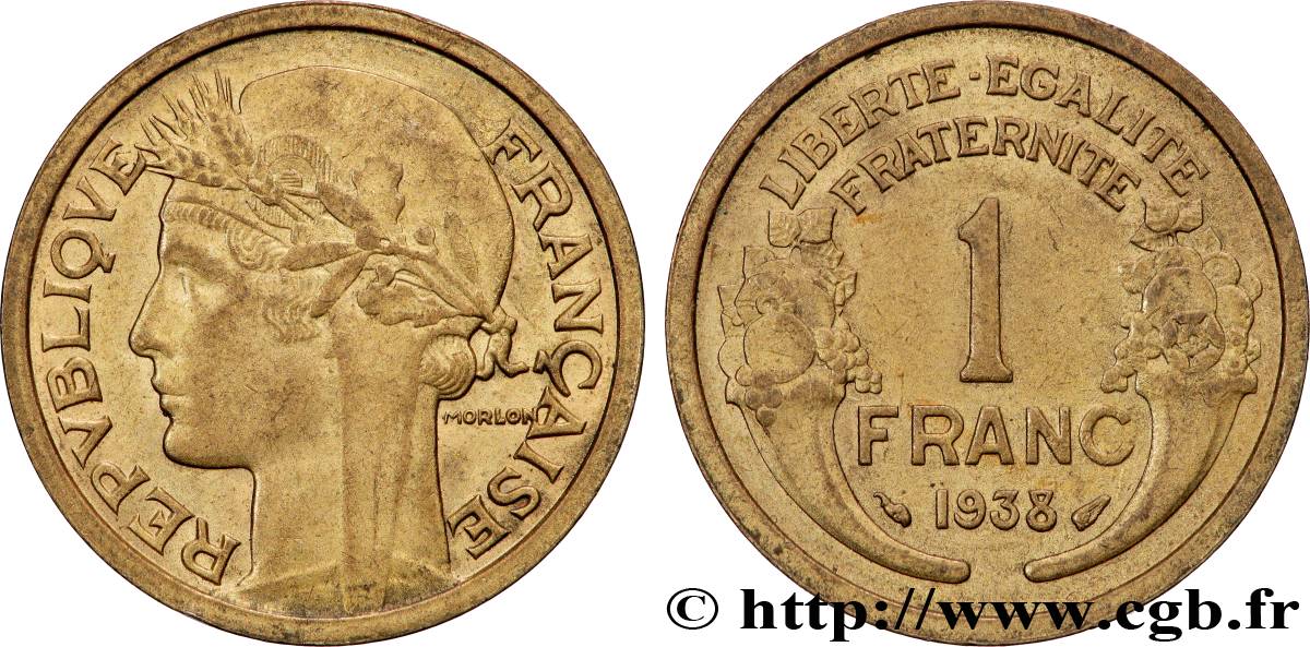1 franc Morlon 1938 Paris F.219/9 SPL60 
