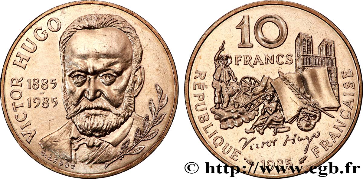 10 francs Victor Hugo 1985  F.370/2 fST 