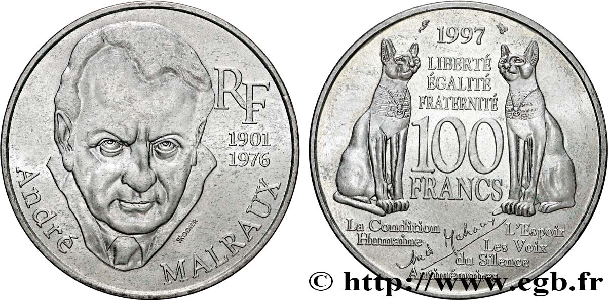 100 francs Malraux 1997  F.465/2 SUP+ 