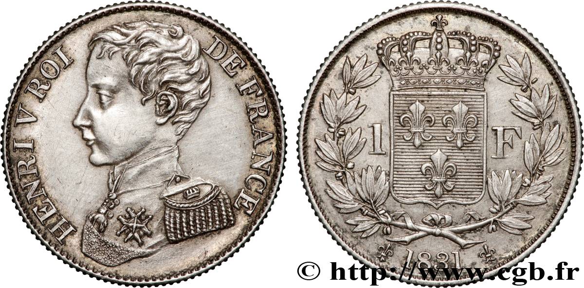 1 franc 1831  VG.2705  SUP+ 