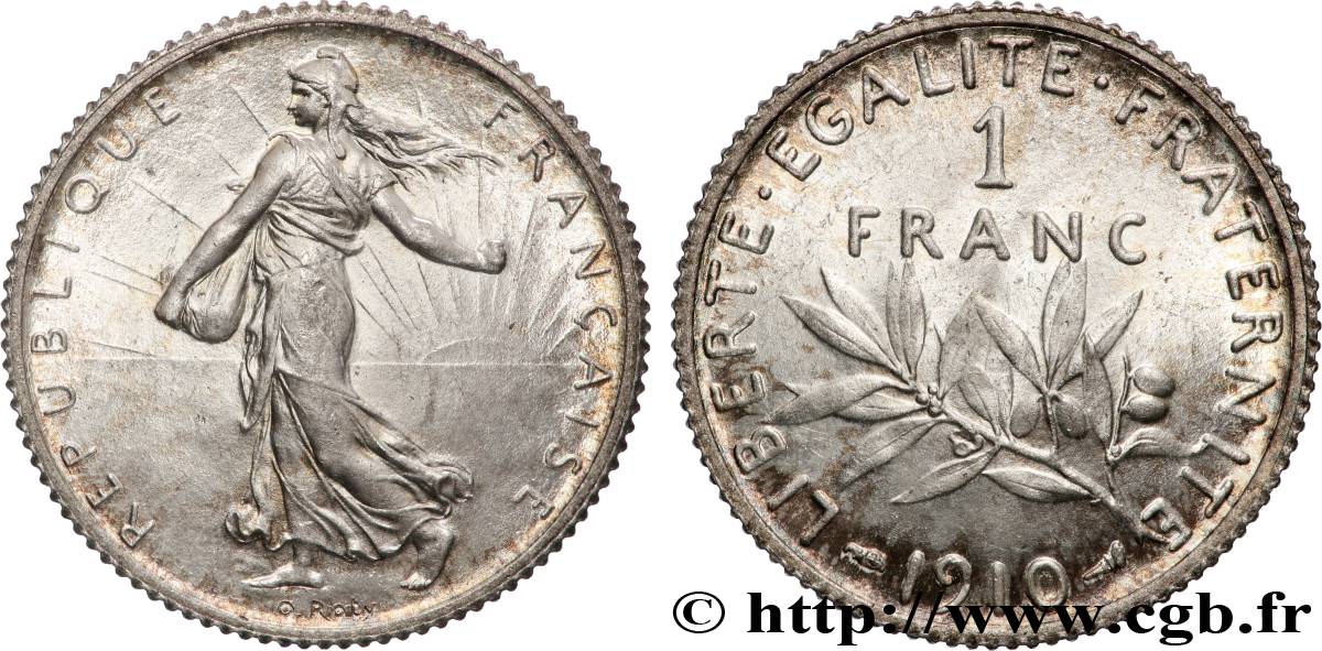 1 franc Semeuse 1910 Paris F.217/15 MS 