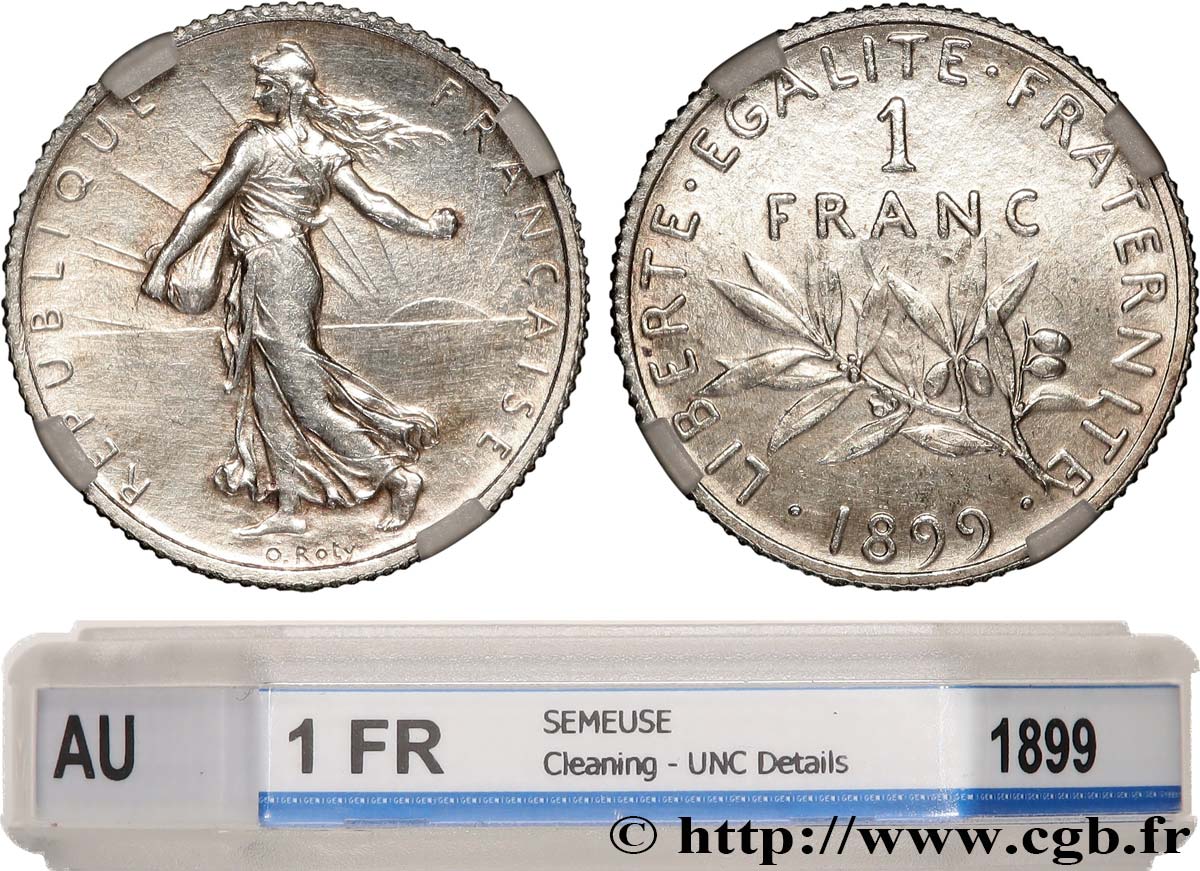 1 franc Semeuse 1899 Paris F.217/3 AU GENI