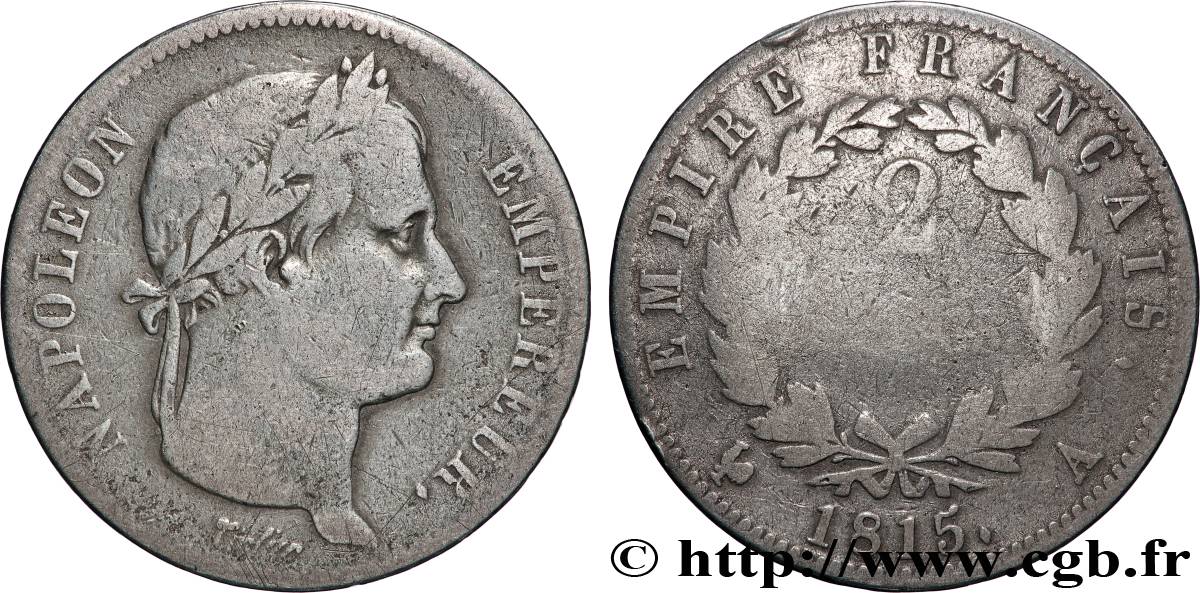 2 francs Cent-Jours 1815 Paris F.256/1 B 