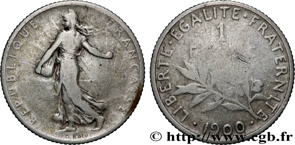 1 franc Semeuse 1900  F.217/4 VG 